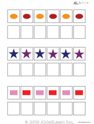 Learn Patterns with Pattern Strips- 6 Pieces - ABAB Pages 5